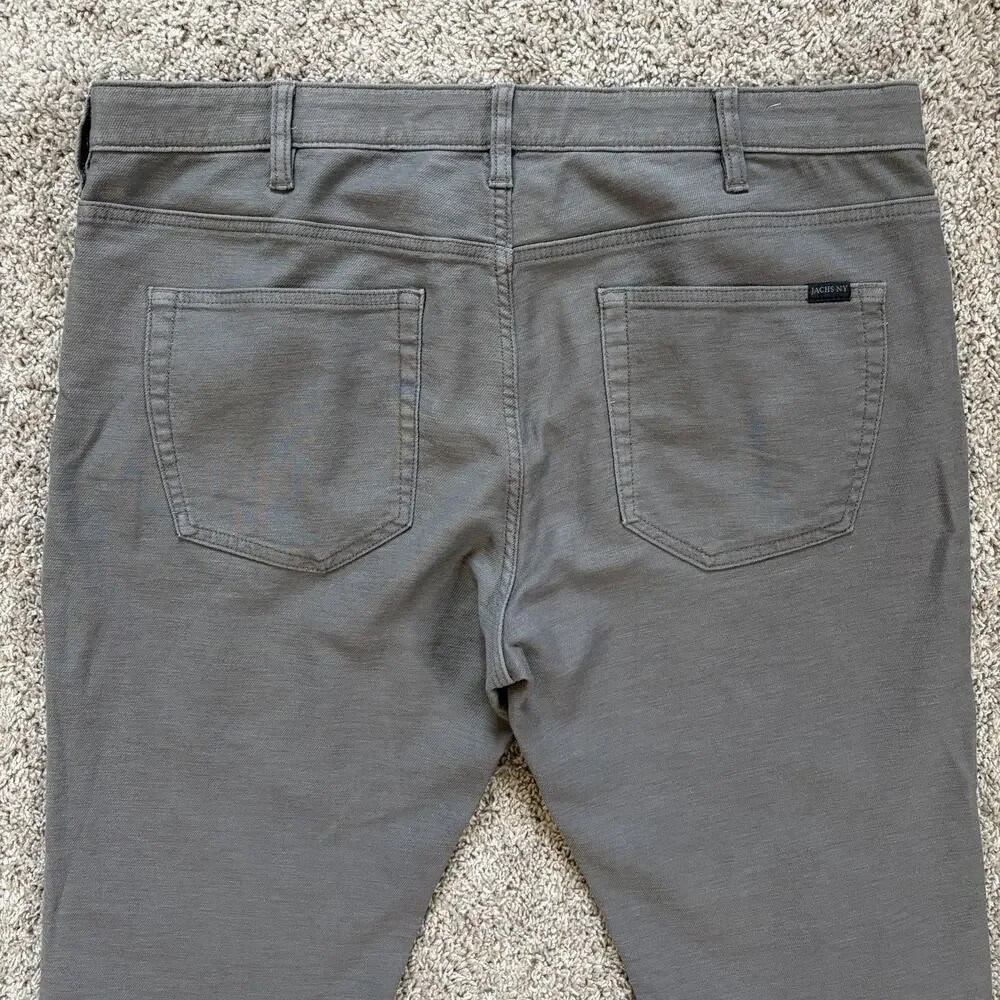 Jachs NY Gray Pants Size 38 X 29, classic 5 pockets, cotton blend, classic, city